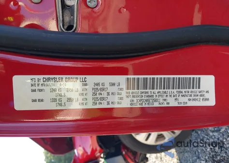 2014 Dodge Journey American Value Pkg z USA, uszkodzony, nr VIN 3C4PDCAB5ET256911